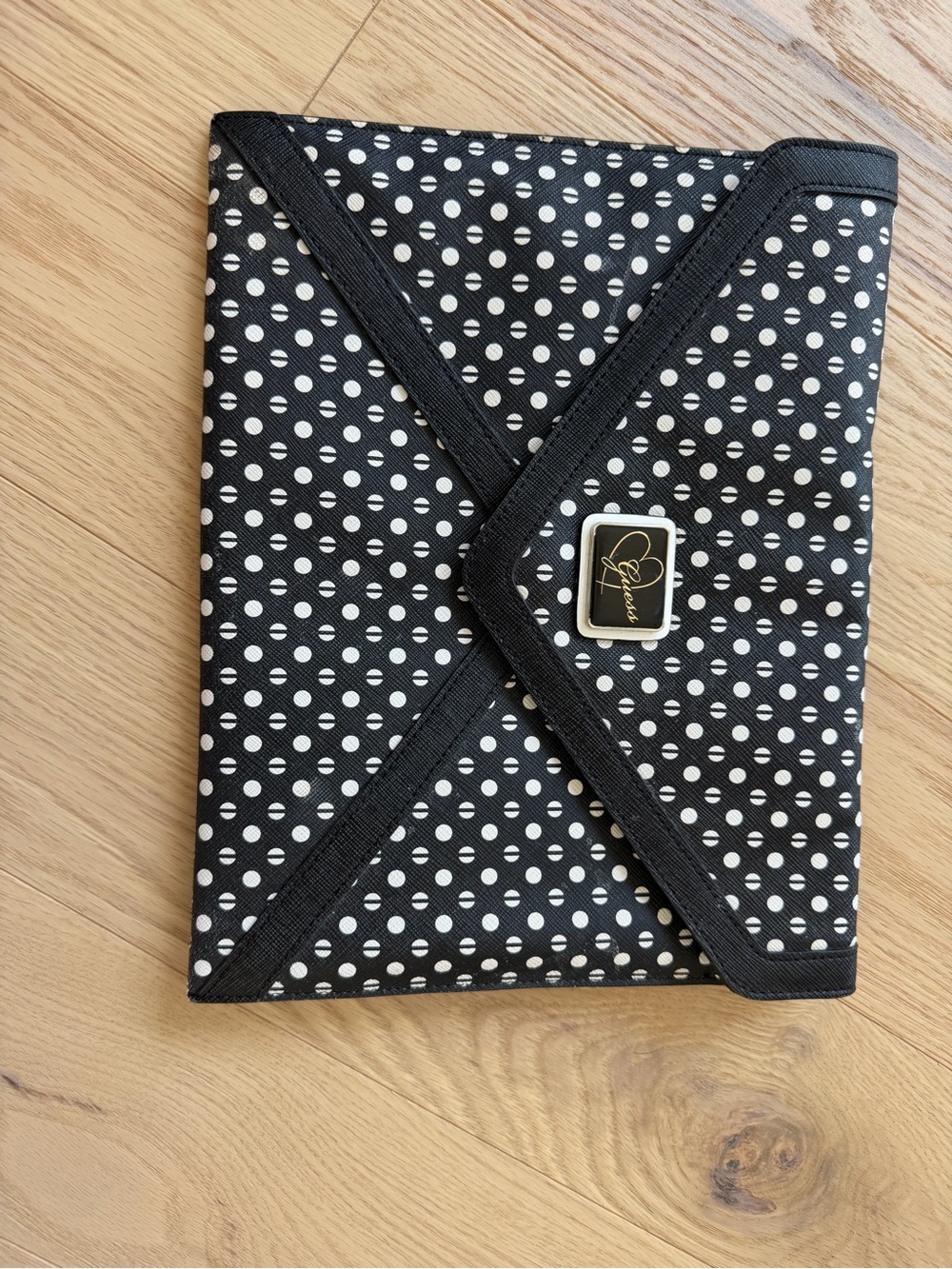 Guess Black and White Polka Dot Tablet Case
